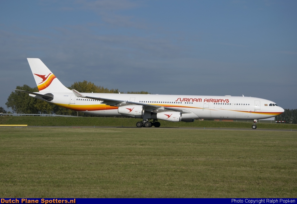 PZ-TCR Airbus A340-300 Surinam Airways by Ralph Popken
