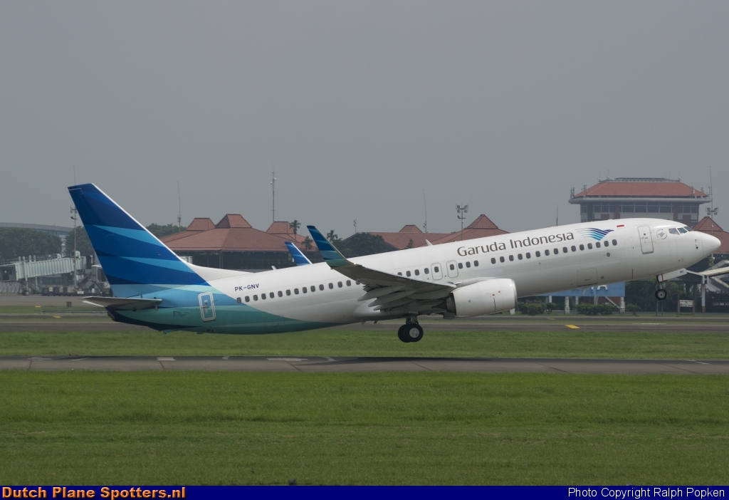 PK-GNV Boeing 737-800 Garuda Indonesia by Ralph Popken