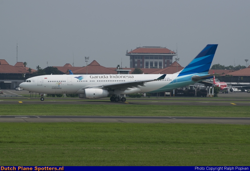 PK-GPS Airbus A330-200 Garuda Indonesia by Ralph Popken