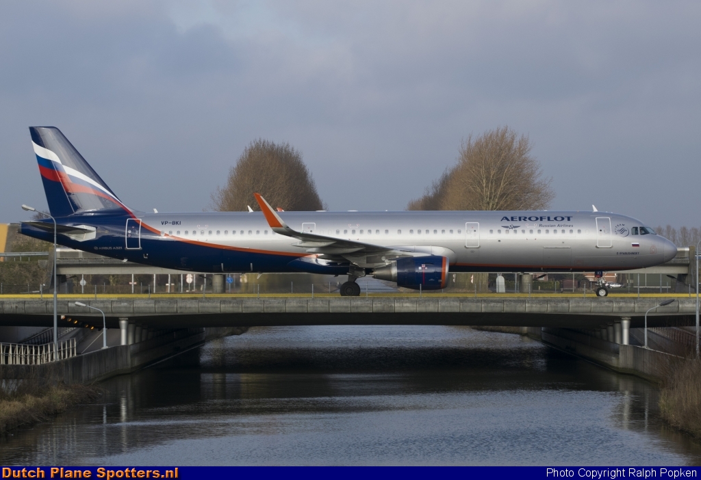 VP-BKI Airbus A321 Aeroflot - Russian Airlines by Ralph Popken
