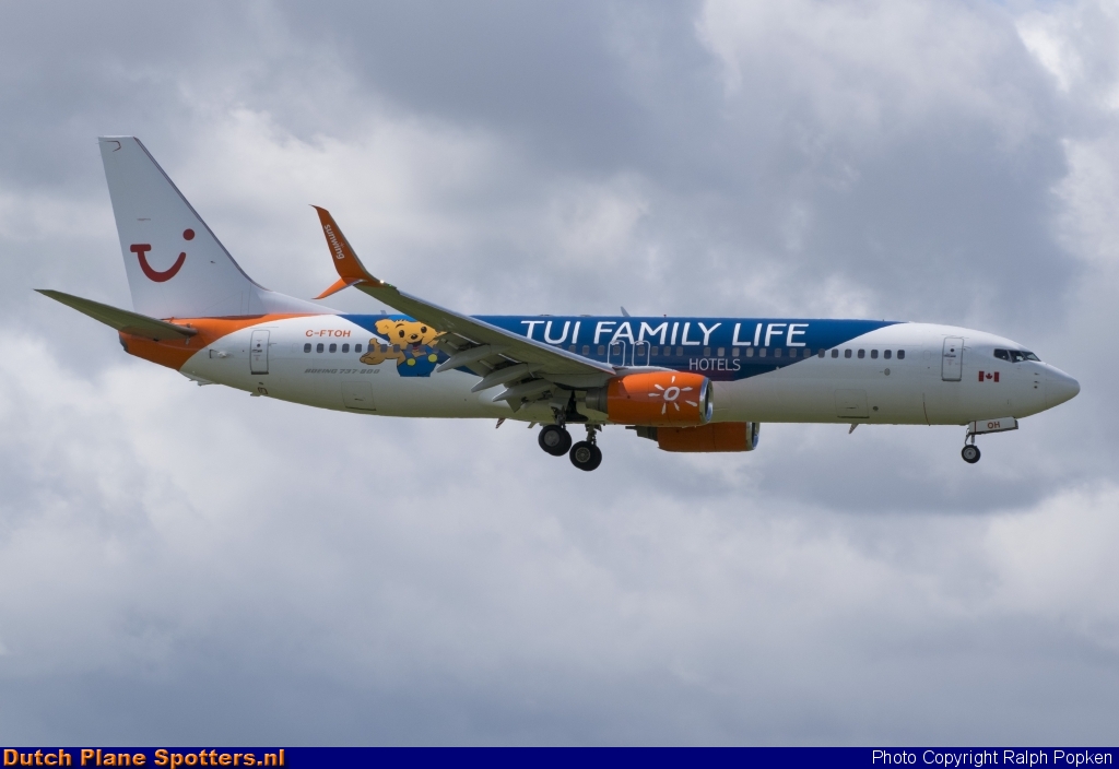 C-FTOH Boeing 737-800 Sunwing Airlines (TUI Airlines Netherlands) by Ralph Popken