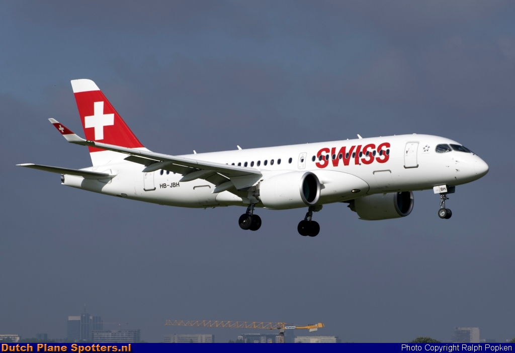 HB-JBH Airbus A220-100 Swiss International Air Lines by Ralph Popken