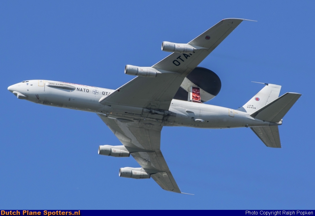 LX-N90458 Boeing E-3 Sentry MIL - NATO Airborne Early Warning Force by Ralph Popken