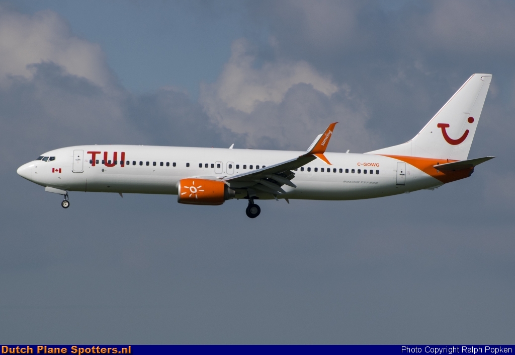 C-GOWG Boeing 737-800 Sunwing Airlines (TUI Airlines Netherlands) by Ralph Popken