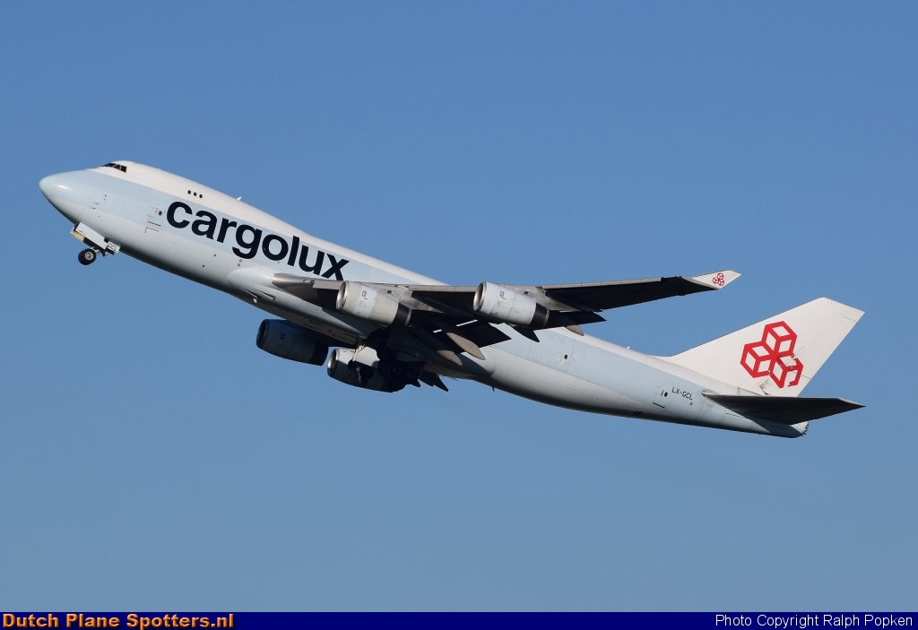 LX-GCL Boeing 747-400 Cargolux by Ralph Popken