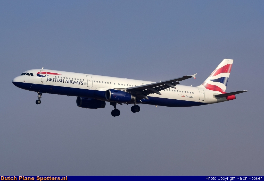 G-EUXJ Airbus A321 British Airways by Ralph Popken