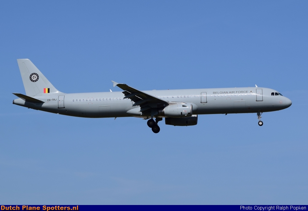 CS-TRJ Airbus A321 Hi Fly (MIL - Belgian Air Force) by Ralph Popken