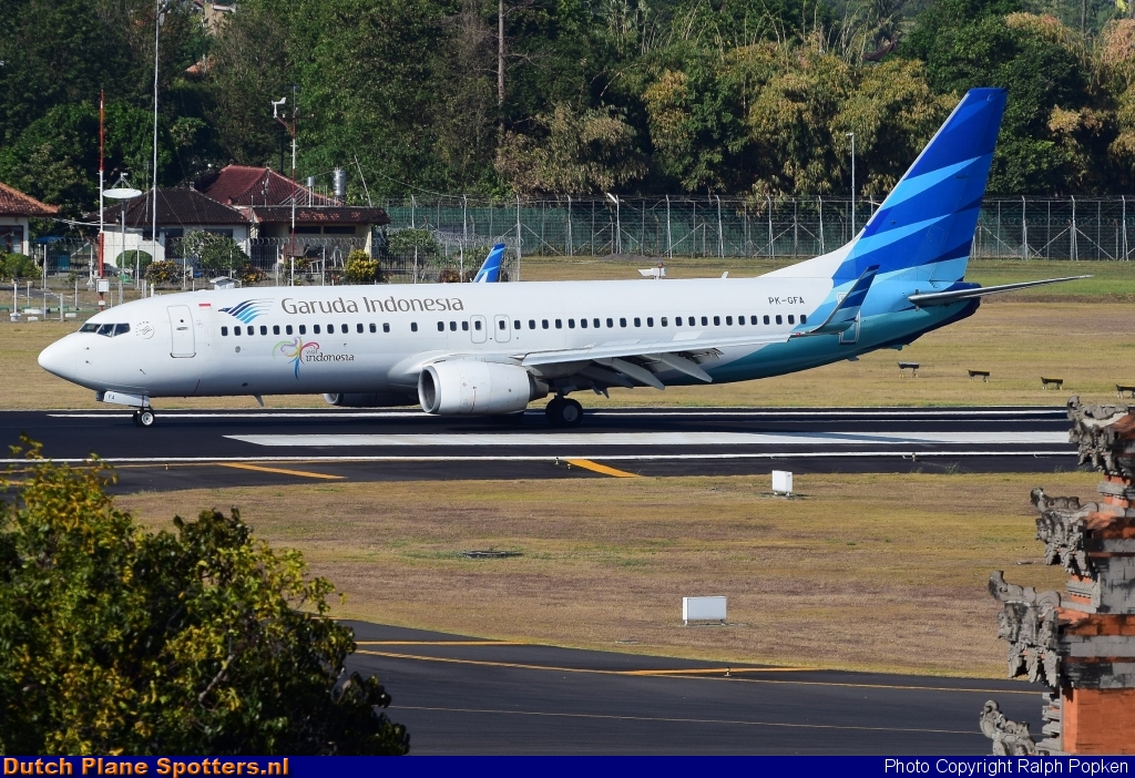 PK-GFA Boeing 737-800 Garuda Indonesia by Ralph Popken