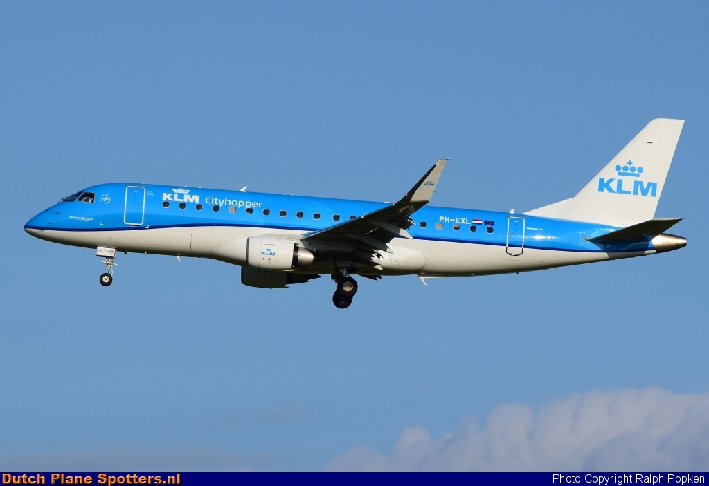 PH-EXL Embraer 175 KLM Cityhopper by Ralph Popken