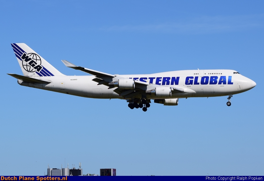 N344KD Boeing 747-400 Western Global Airlines by Ralph Popken