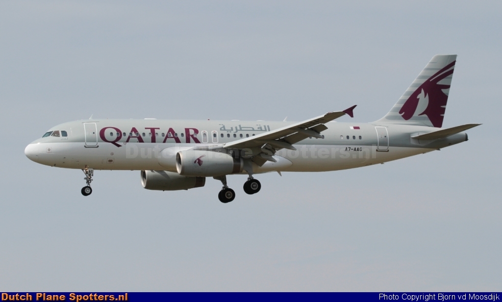 A7-AAG Airbus A320 Qatar Amiri Flight by Bjorn vd Moosdijk
