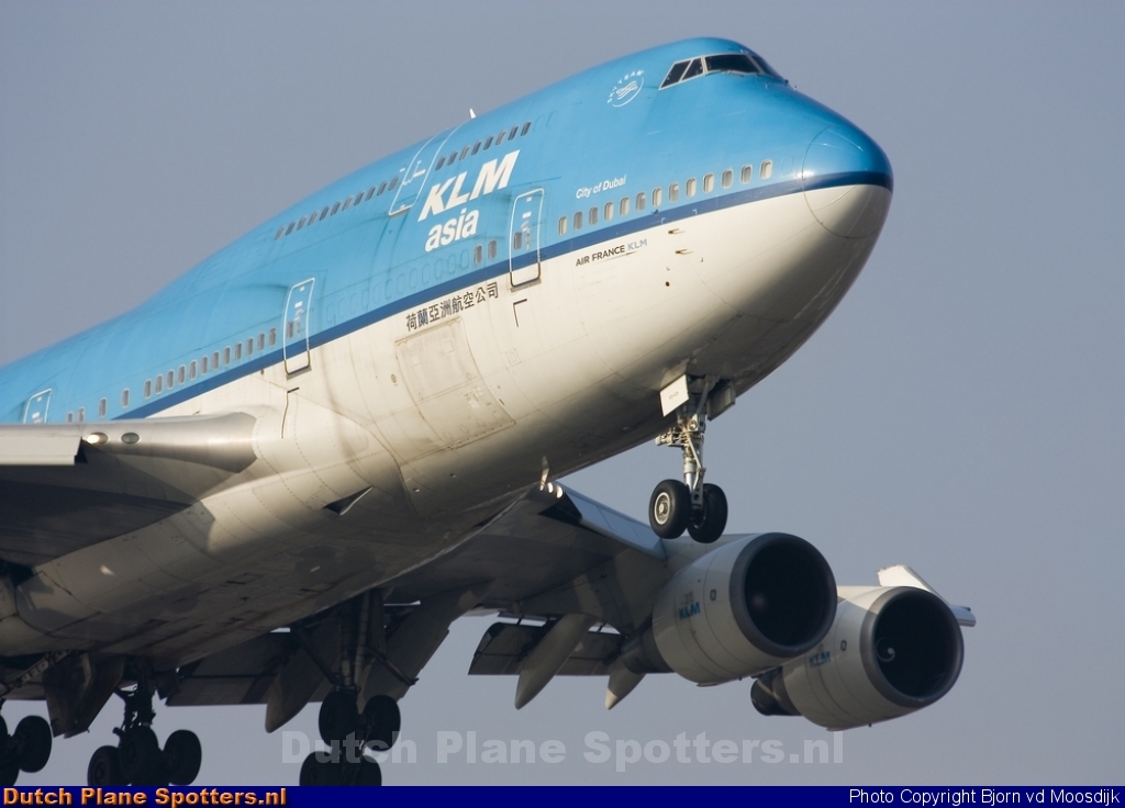 PH-BFD Boeing 747-400 KLM Royal Dutch Airlines by Bjorn vd Moosdijk