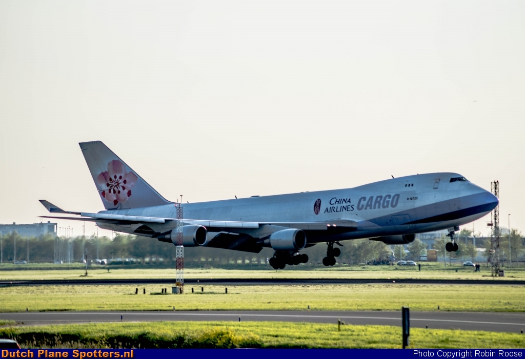 B-18725 Boeing 747-400 China Airlines Cargo by Robin Roose