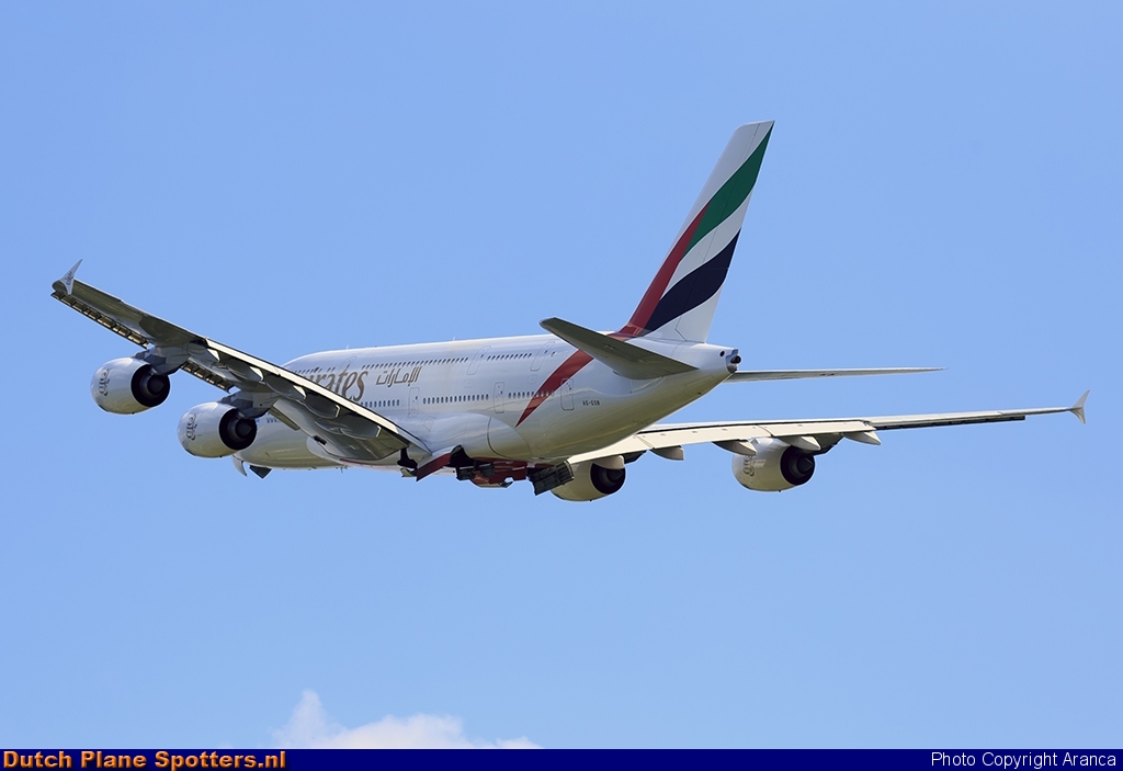 A6-EOB Airbus A380-800 Emirates by Aranca