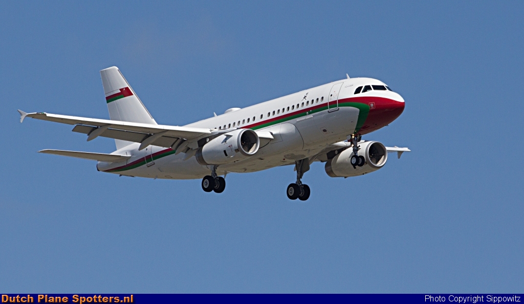 A4O-AJ Airbus A319 Oman Royal Flight by Sippowitz