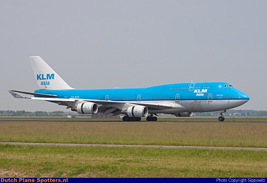 PH-BFM Boeing 747-400 KLM Asia by Sippowitz