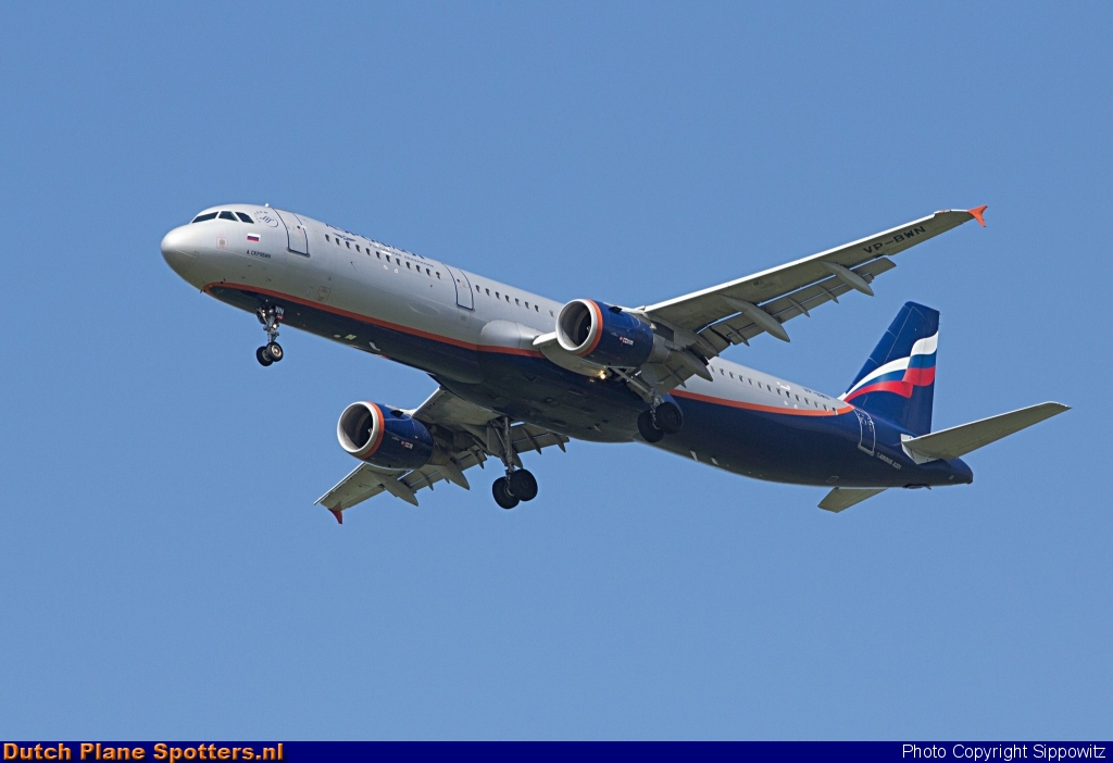 VP-BWN Airbus A321 Aeroflot - Russian Airlines by Sippowitz
