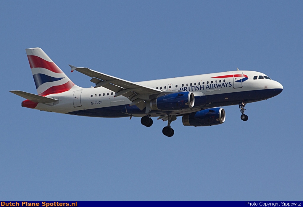 G-EUOF Airbus A319 British Airways by Sippowitz