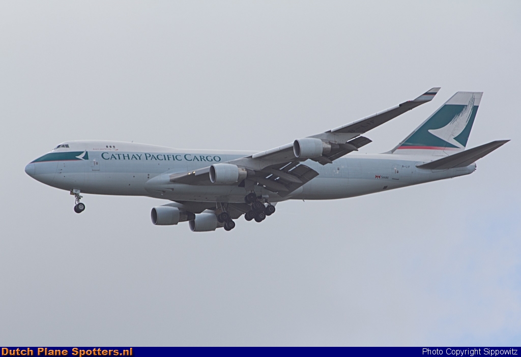 B-LIF Boeing 747-400 Cathay Pacific Cargo by Sippowitz