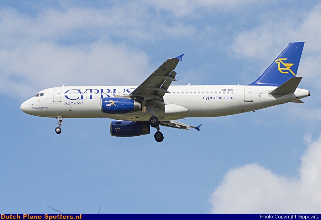 5B-DCL Airbus A320 Cyprus Airways by Sippowitz