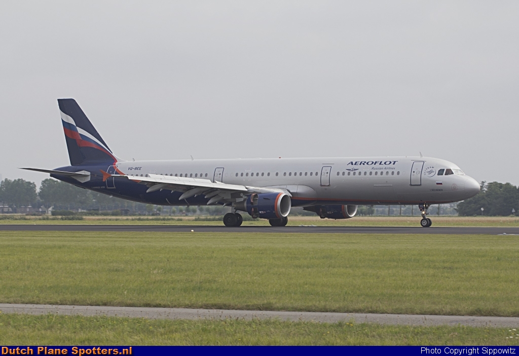 VQ-BEE Airbus A321 Aeroflot - Russian Airlines by Sippowitz