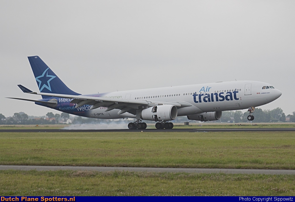 C-GPTS Airbus A330-200 Air Transat by Sippowitz