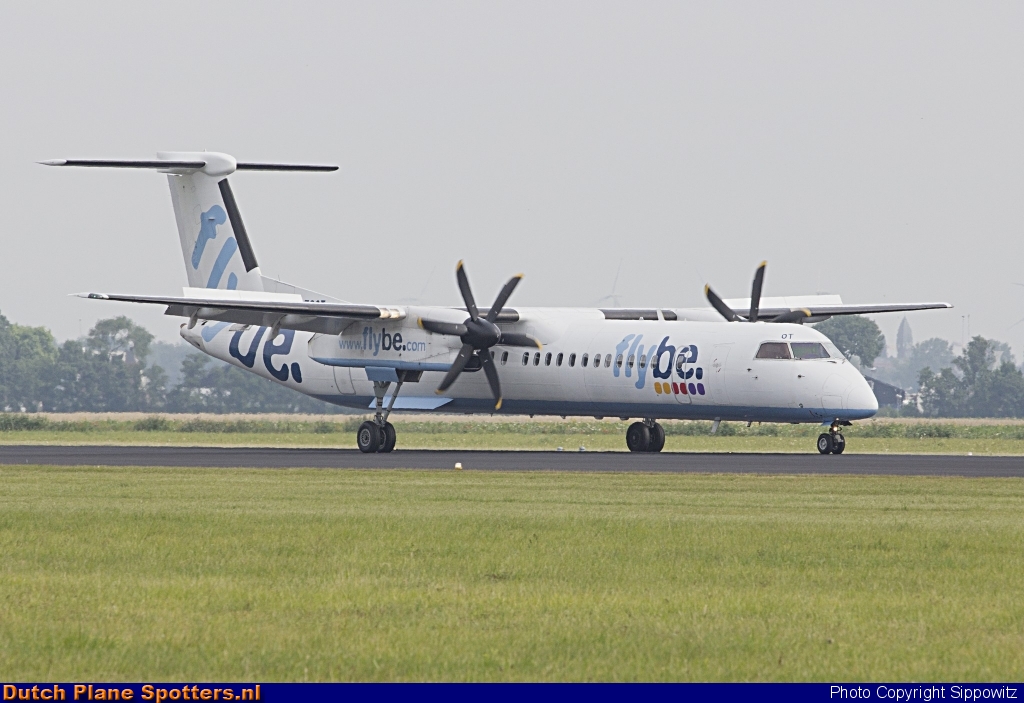 G-ECOT Bombardier Dash 8-Q400 Flybe by Sippowitz