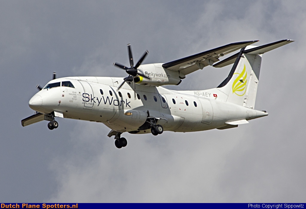 HB-AEY Dornier Do-328 Sky Work Airlines by Sippowitz