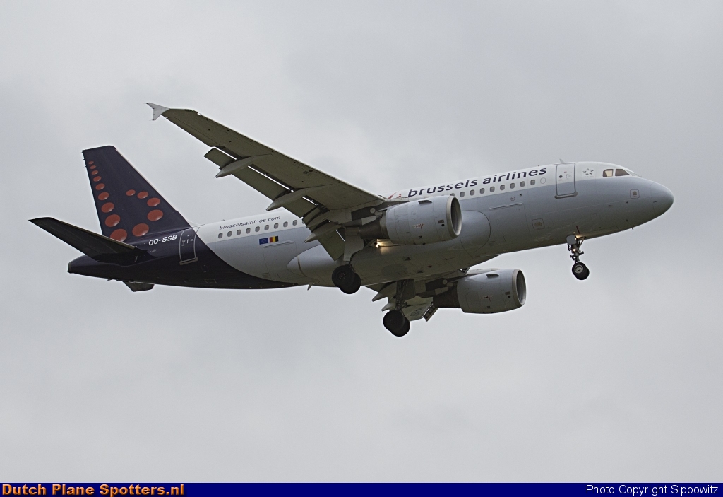 OO-SSB Airbus A319 Brussels Airlines by Sippowitz