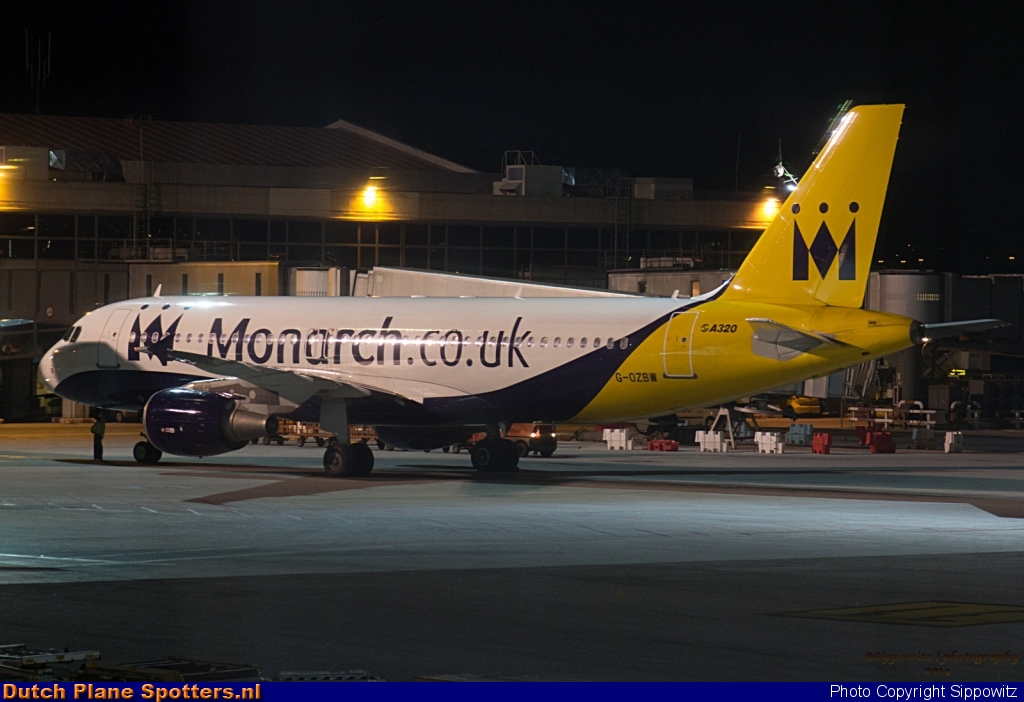 G-OZBW Airbus A320 Monarch Airlines by Sippowitz