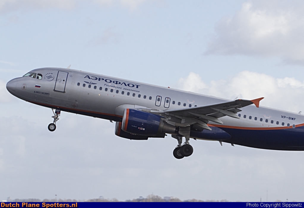 VP-BWF Airbus A320 Aeroflot - Russian Airlines by Sippowitz