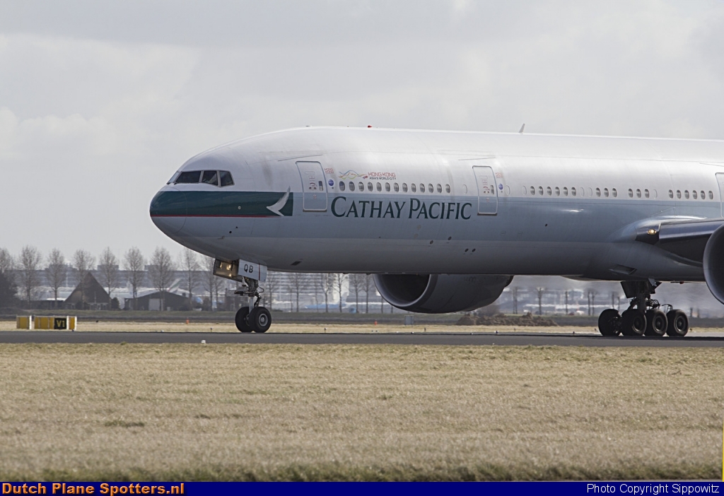 B-KQB Boeing 777-300 Cathay Pacific by Sippowitz