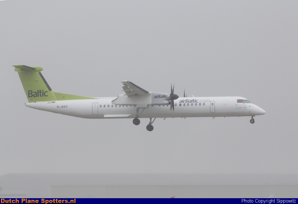 YL-BAY Bombardier Dash 8-Q400 Air Baltic by Sippowitz