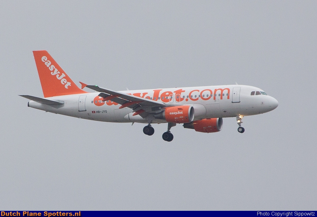 HB-JYG Airbus A319 easyJet Switzerland by Sippowitz