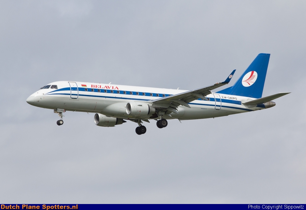 EW-340PO Embraer 175 Belavia Belarusian Airlines by Sippowitz