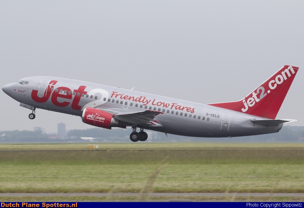 G-CELG Boeing 737-300 Jet2 by Sippowitz