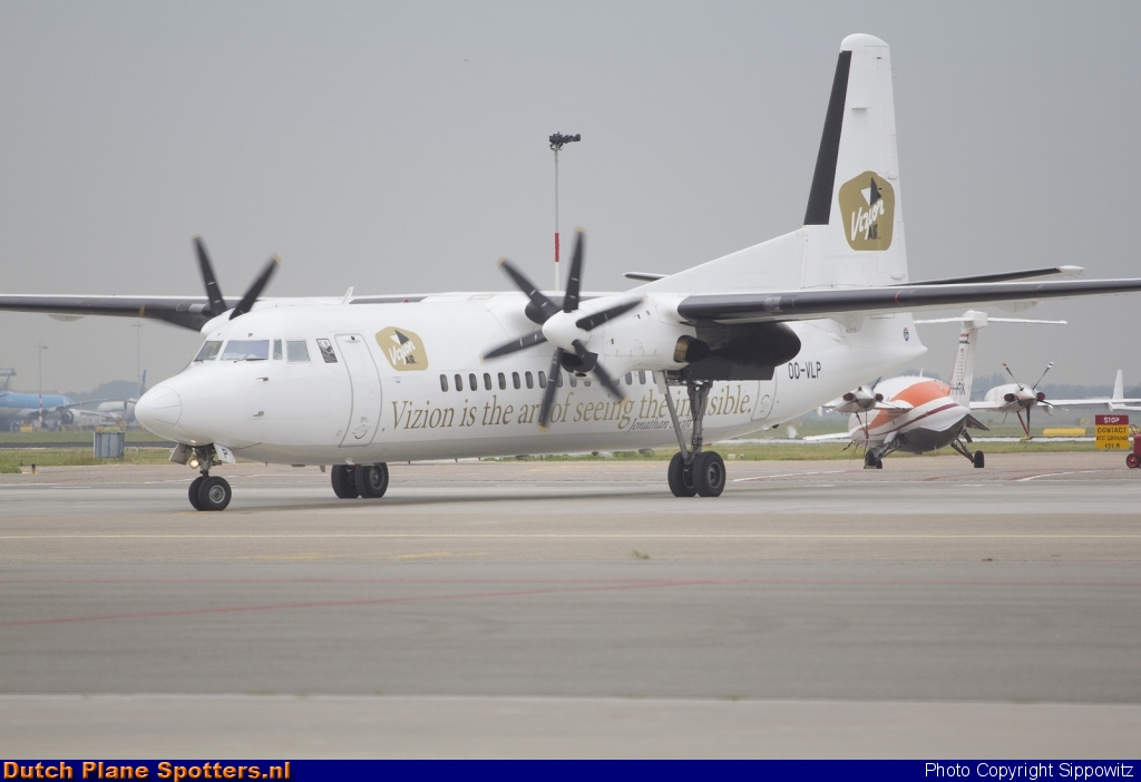 OO-VLP Fokker 50 Vizion Air by Sippowitz