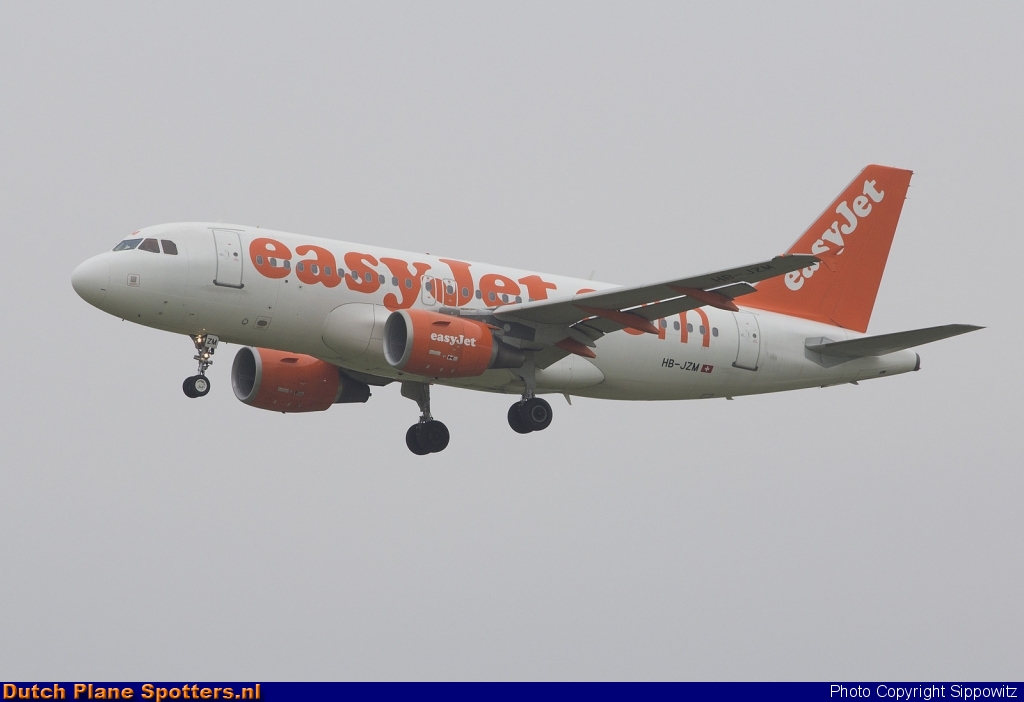 HB-JZM Airbus A319 easyJet Switzerland by Sippowitz