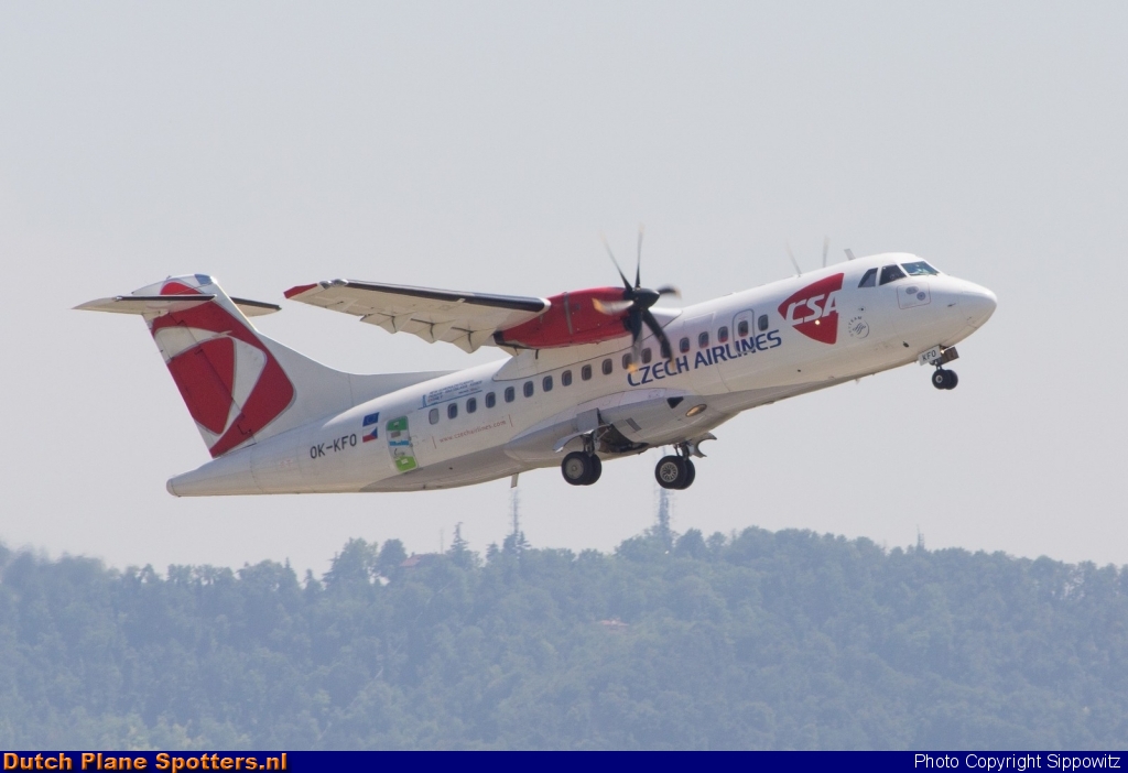 OK-KFO ATR 42 CSA Czech Airlines by Sippowitz