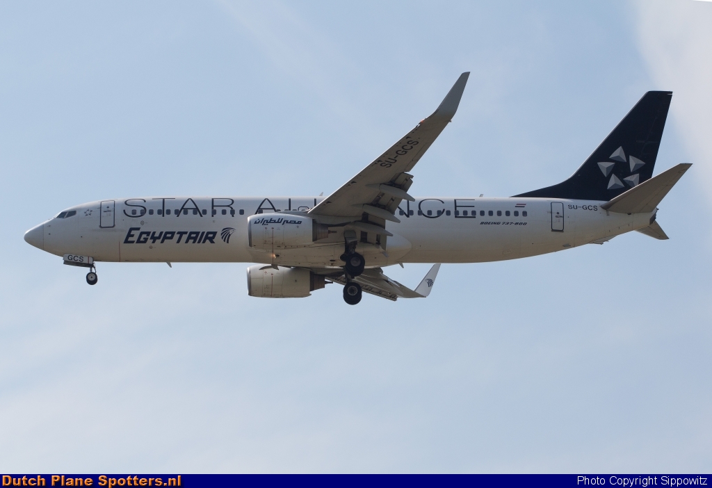 SU-GCS Boeing 737-800 Egypt Air by Sippowitz