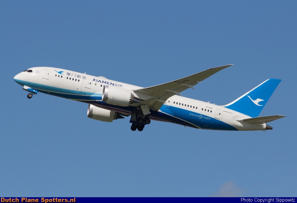 B-2761 Boeing 787-8 Dreamliner Xiamen Airlines by Sippowitz