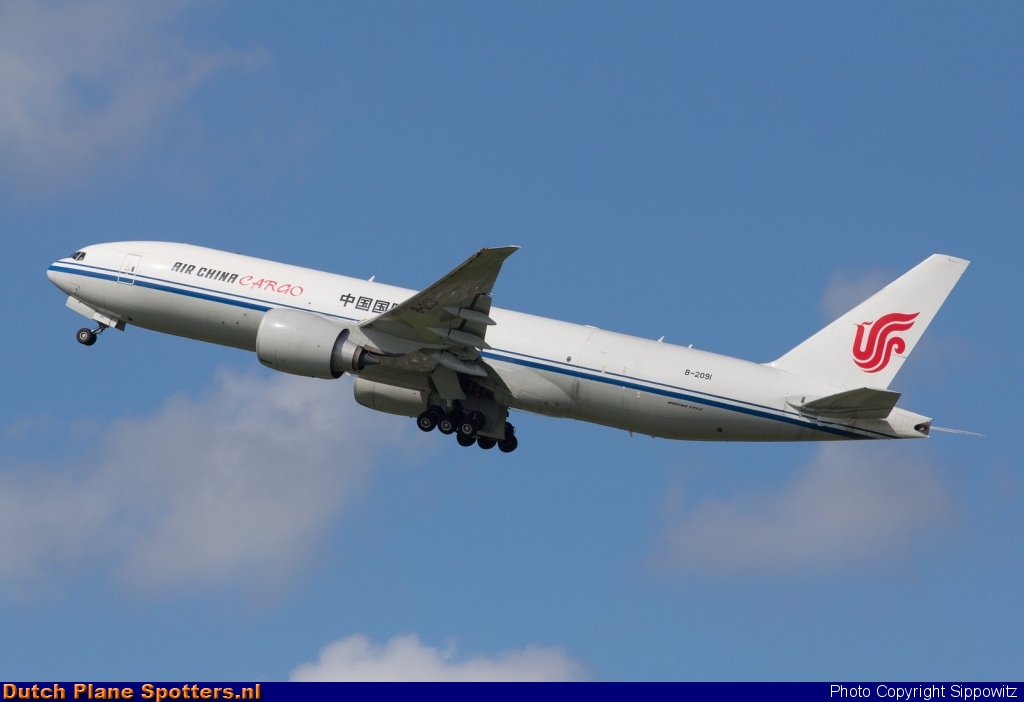 B-2091 Boeing 777-F Air China Cargo by Sippowitz