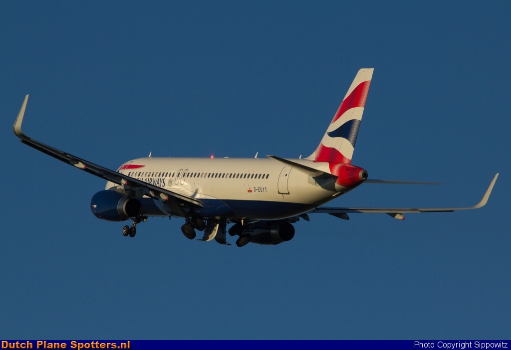 G-EUYT Airbus A320 British Airways by Sippowitz
