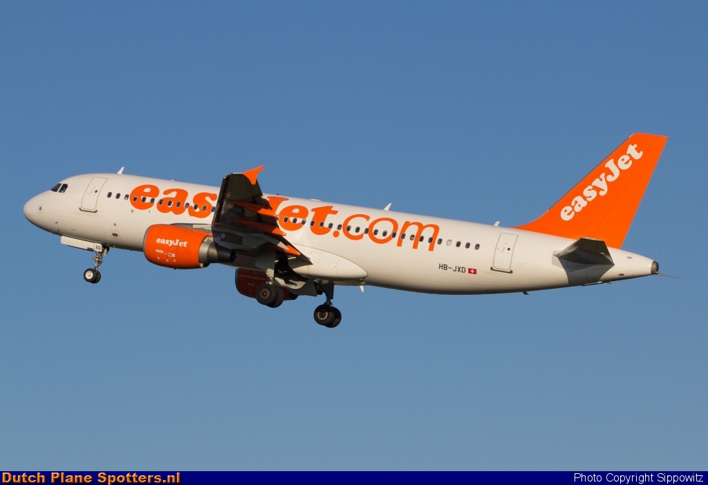 HB-JXD Airbus A320 easyJet Switzerland by Sippowitz