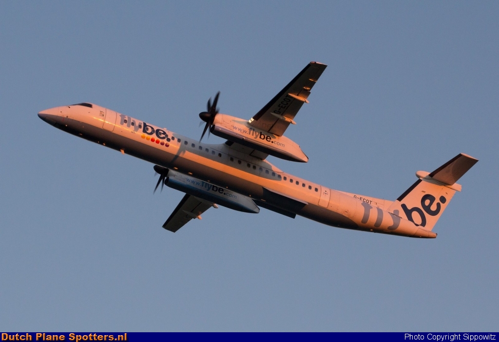 G-ECOT Bombardier Dash 8-Q400 Flybe by Sippowitz