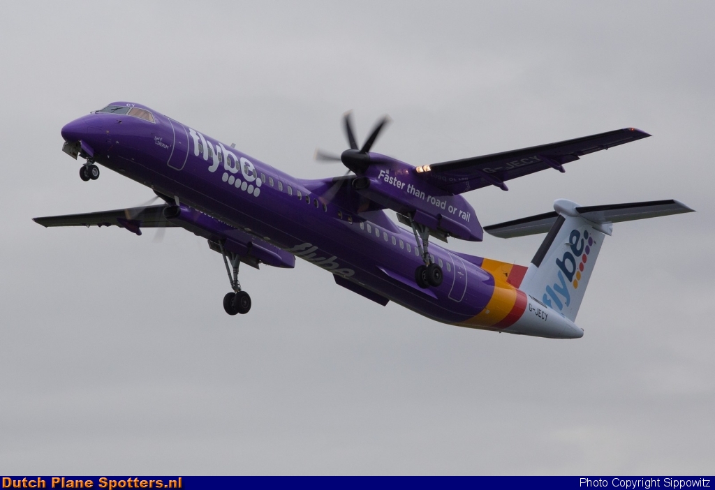 G-JECY Bombardier Dash 8-Q400 Flybe by Sippowitz