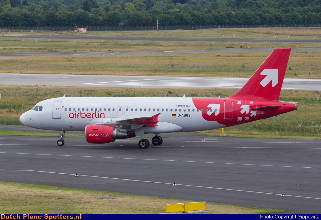 D-ABGS Airbus A319 Air Berlin by Sippowitz