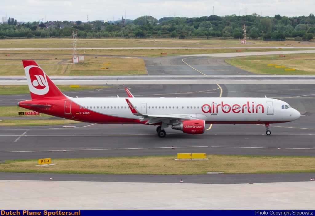 D-ABCN Airbus A321 Air Berlin by Sippowitz