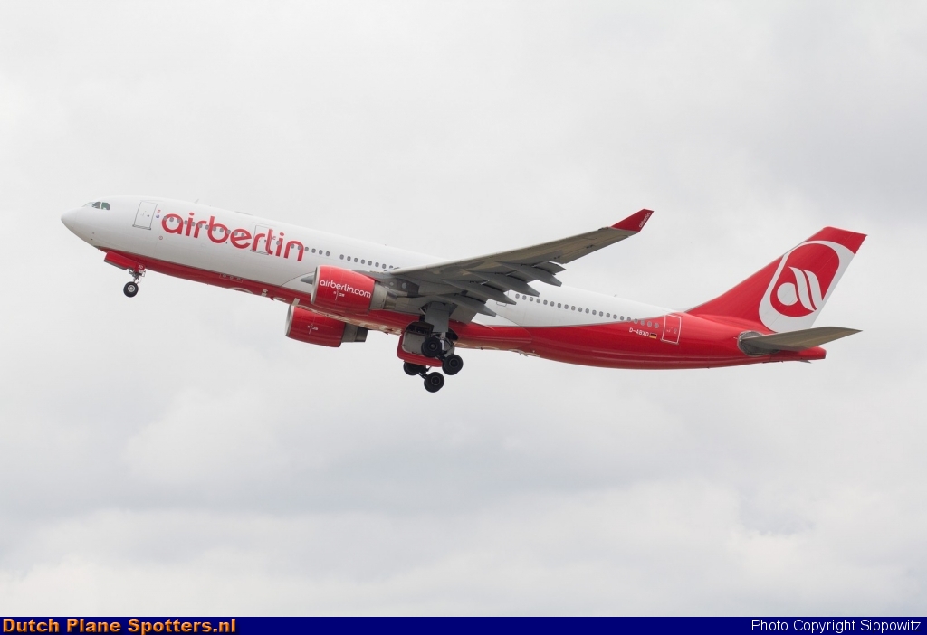 D-ABXD Airbus A330-200 Air Berlin by Sippowitz