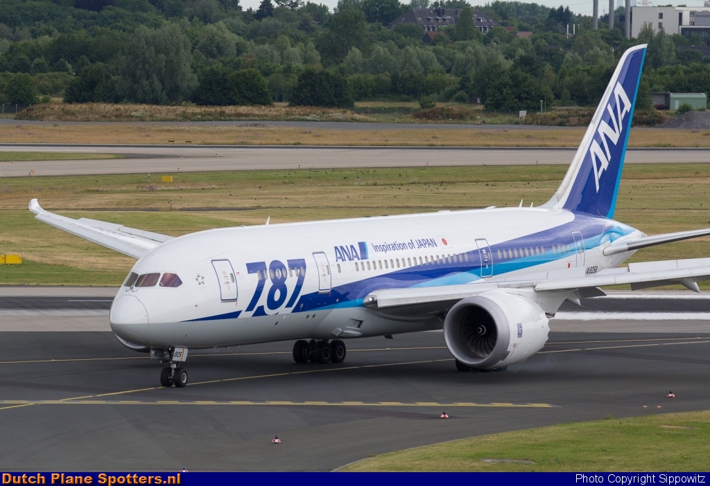 JA805A Boeing 787-8 Dreamliner All Nippon Airlines by Sippowitz